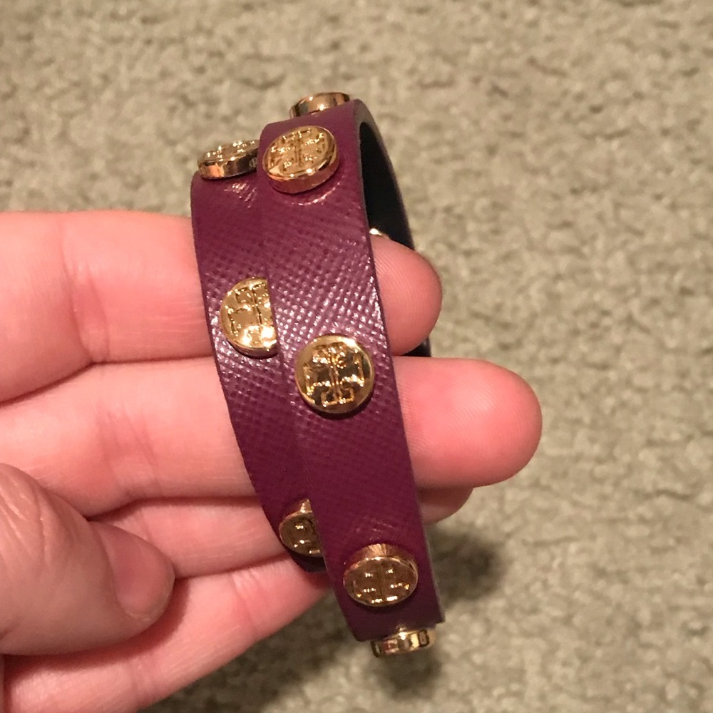 Tory Burch Double wrap leather bracelet